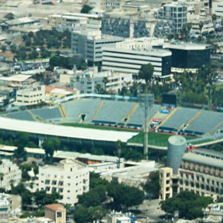 אצטדיון בלומפילד ביפו במבט מהאוויר, 2013