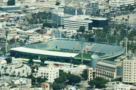 אצטדיון בלומפילד ביפו במבט מהאוויר, 2013